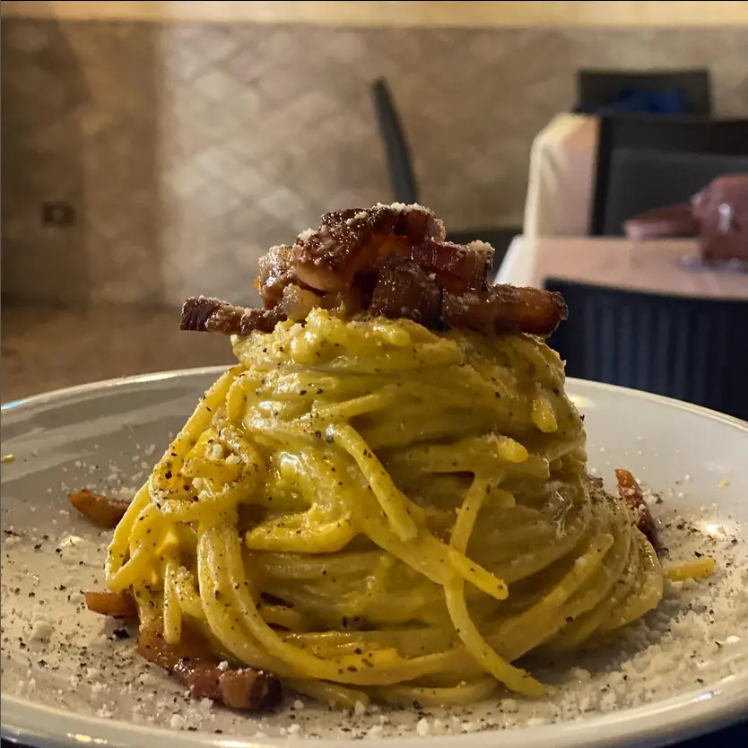 Spaghettone alla Carbonara
